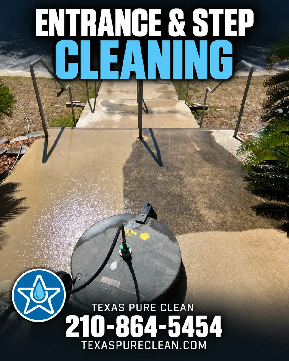 Texas Pure Clean — Entrance and step cleaning creative