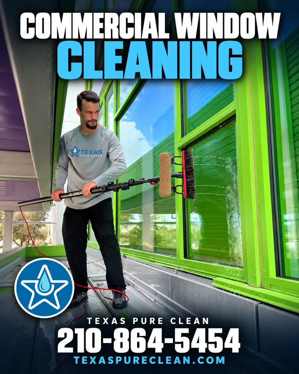 Texas Pure Clean — Commercial window cleaning creative