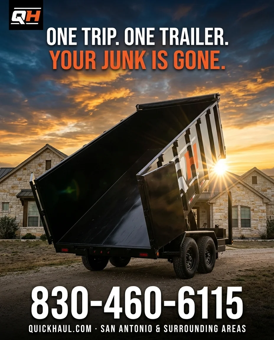 Quick Haul — One trip, one trailer junk removal creative