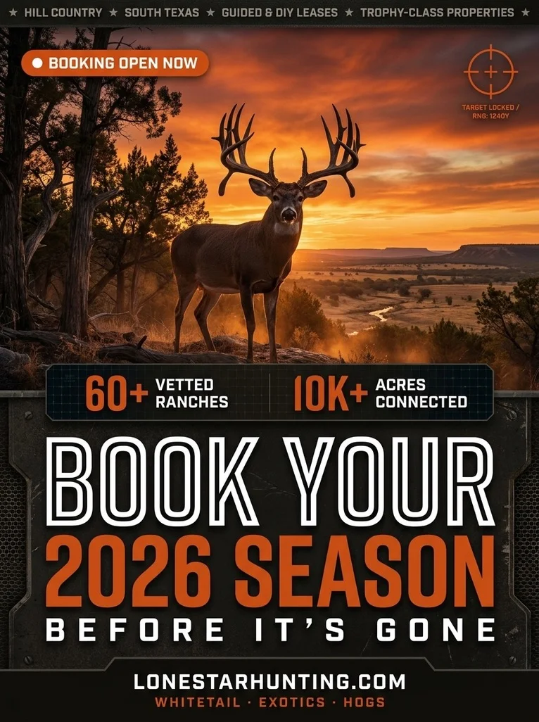 Lone Star Hunting — 2026 season portfolio creative