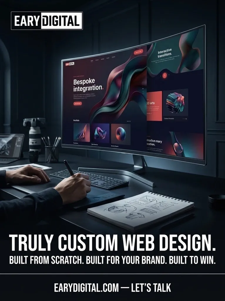 EARY Digital web design graphic