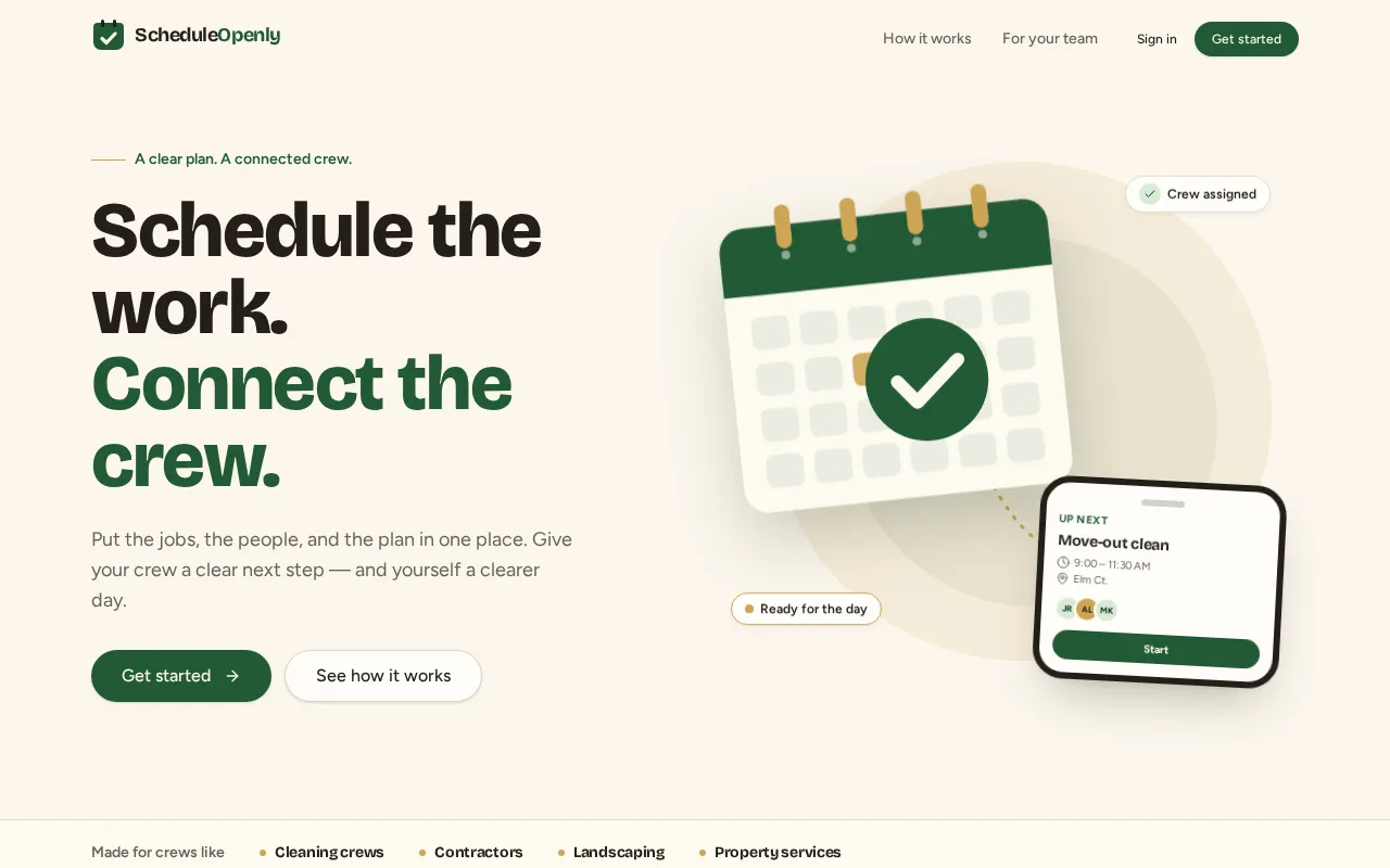 ScheduleOpenly.com