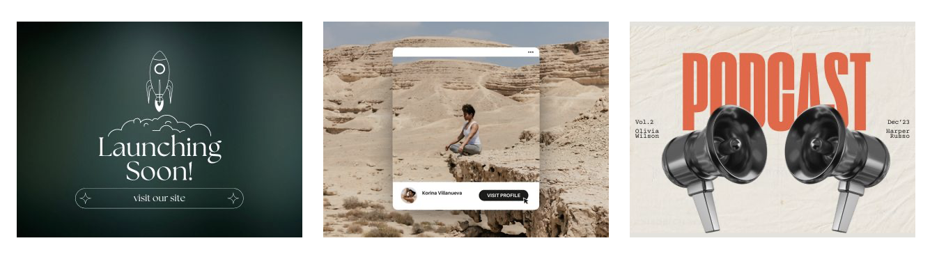 Social media content examples